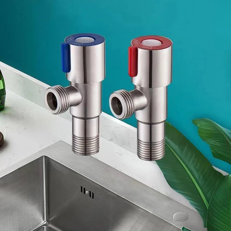Stainless Steel Cold Inlet Valve Toilet Filling Angle Valves Sink