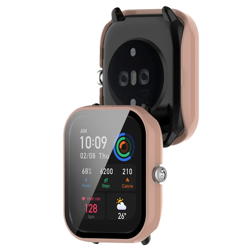 PC Case & Screen Protector for Amazfit GTS 4 Mini Watch