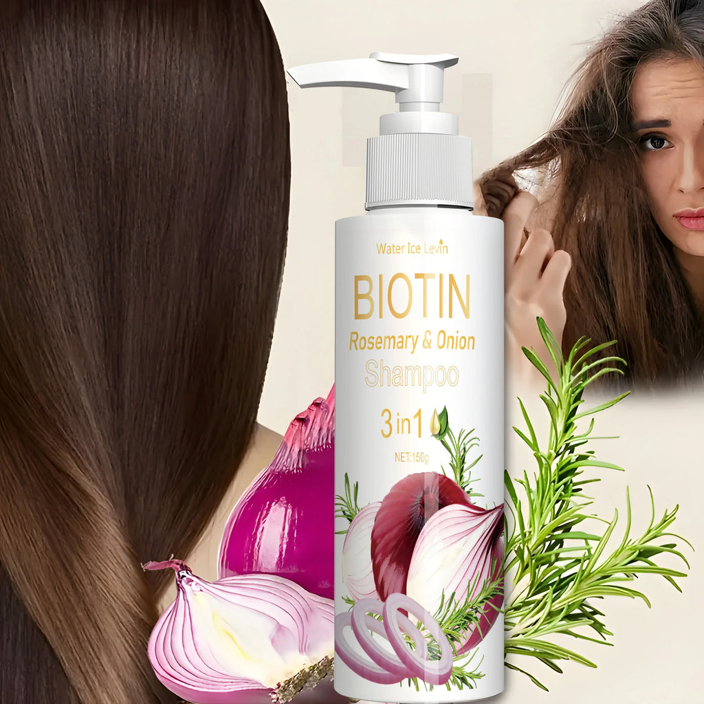 Biotin Rosemary & Onion 3-in-1 Shampoo | Thickening & Scalp Care