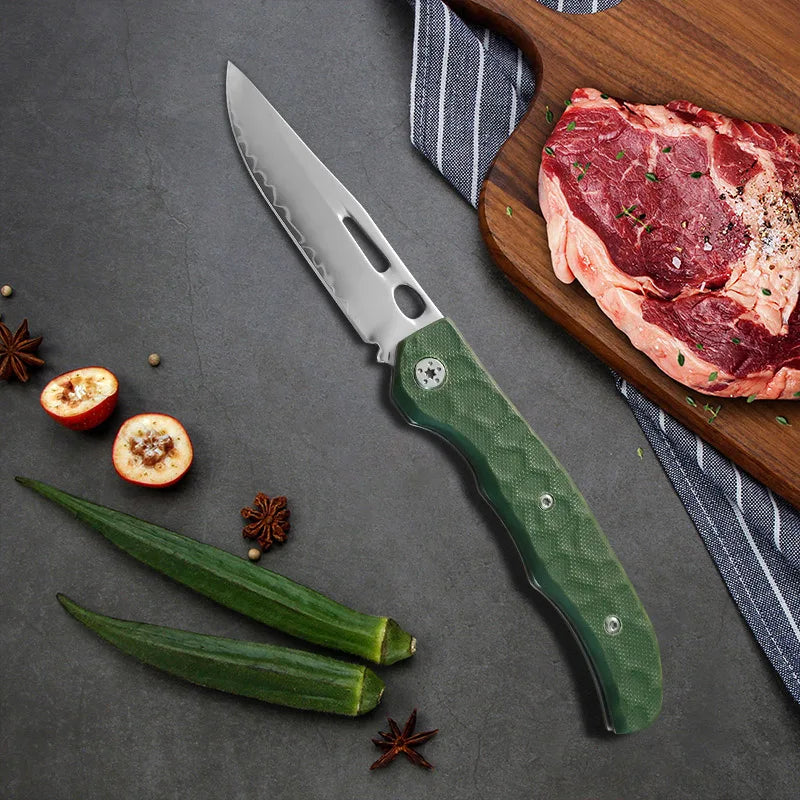 InLeung Folding Kitchen Knife – Sharp Stainless Steel Chef Knife
