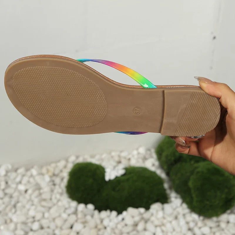 Women's Beach Flip Flops – Soft EVA Flat Slide Sandals