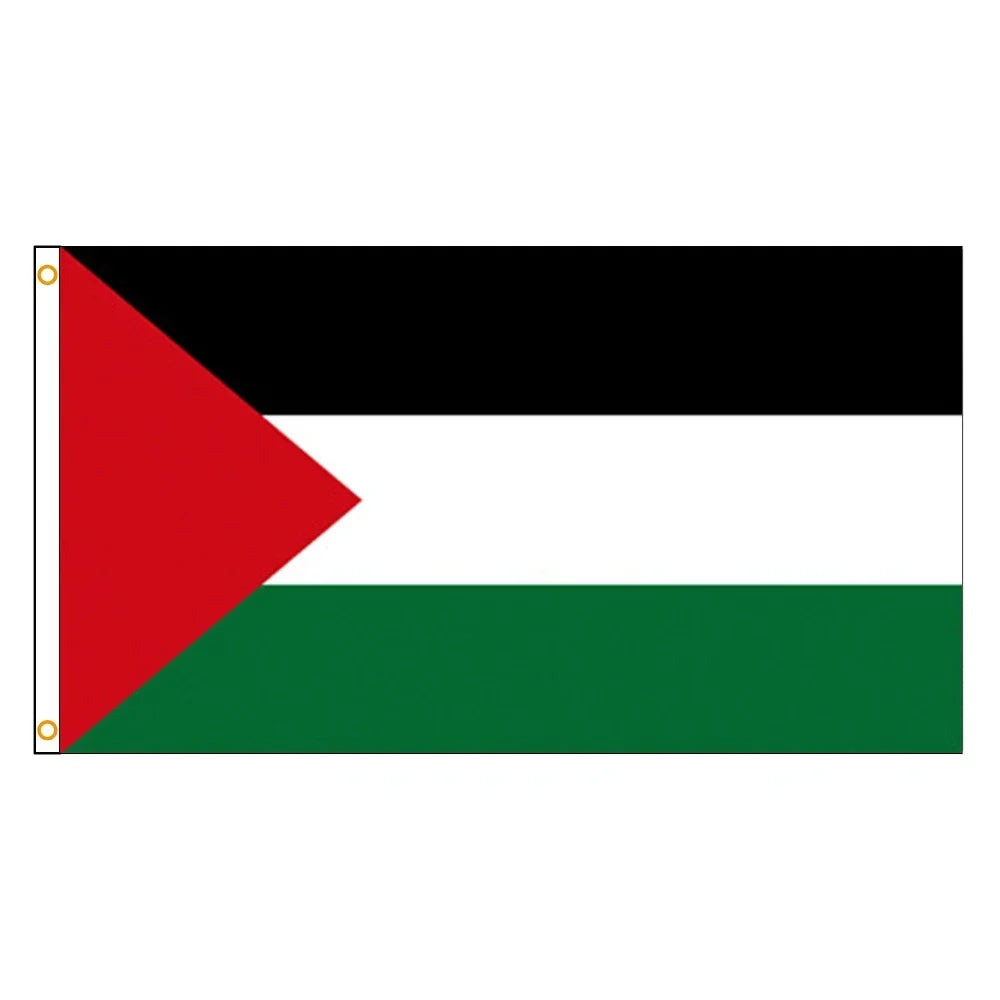 Palestine Flag 90x150cm – Printed Polyester Palestinian Banner