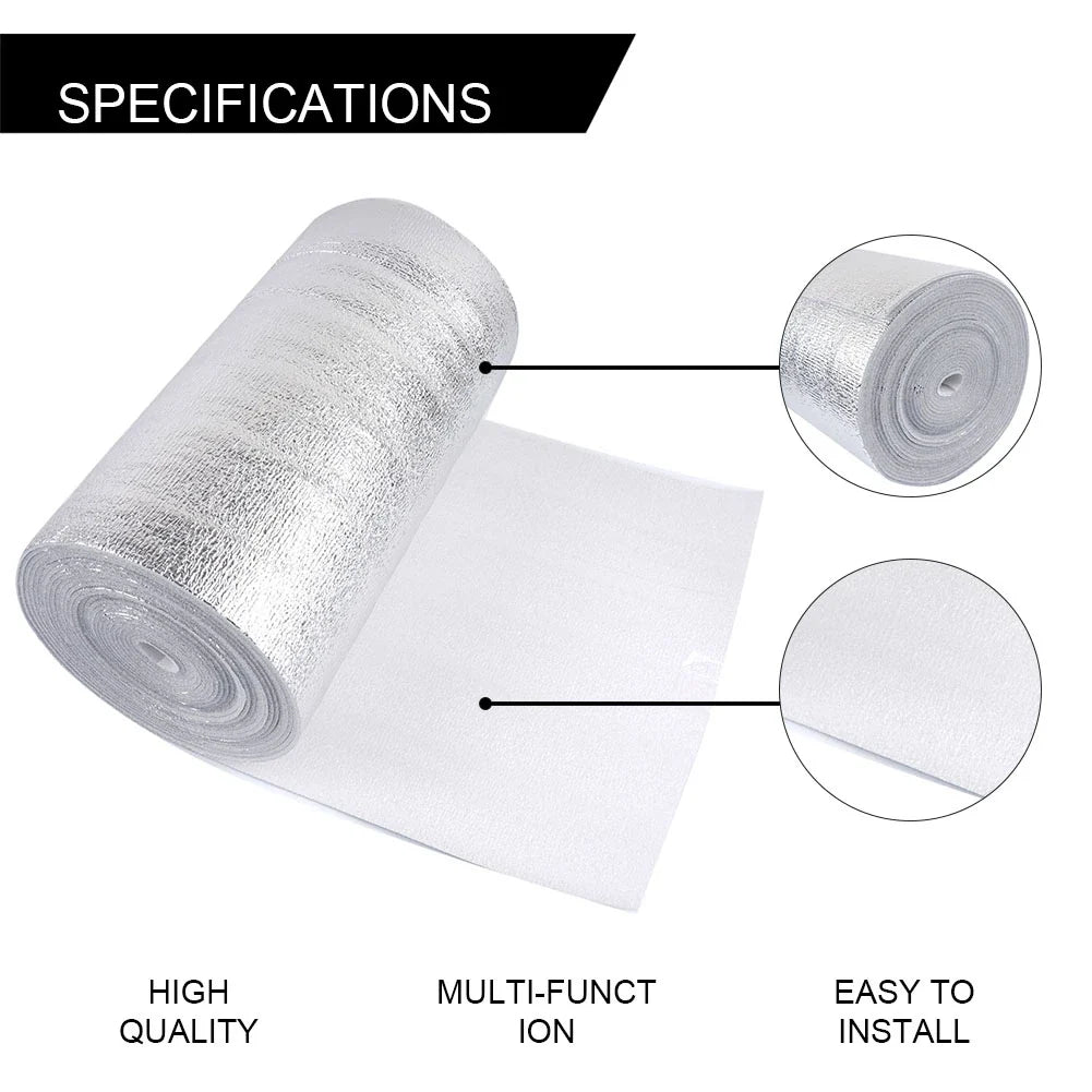 PET Aluminum Foil Radiator Reflective Thermal Insulation Film Roll