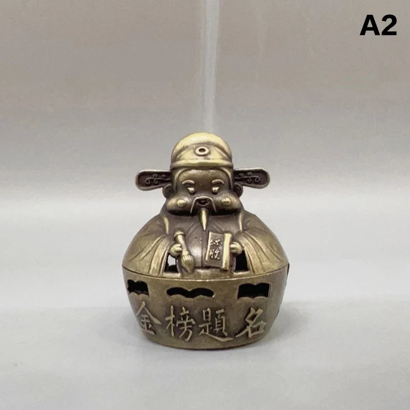 Alloy Incense Burner Bowl with Handle | Yoga & Meditation Decor