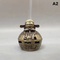 Alloy Incense Burner Bowl with Handle | Yoga & Meditation Decor