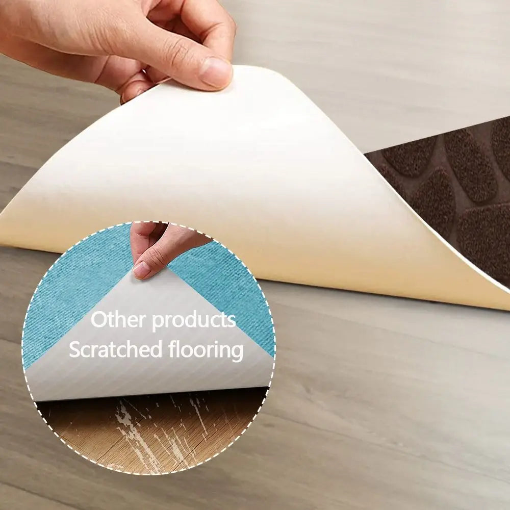 Self-adhesive Staircase Mat Non-slip Soft Stripe Stair Tread Carpet