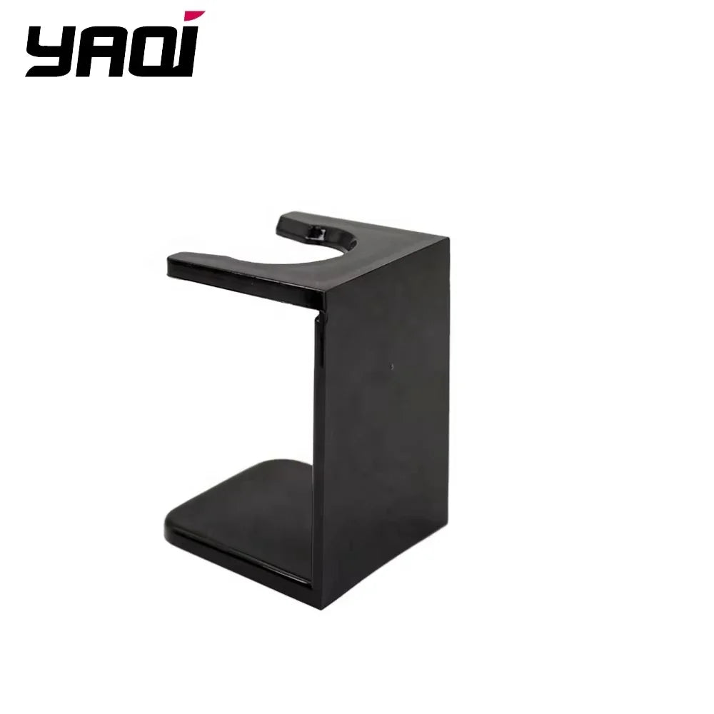 2026 YAQI Black Acrylic Men's Shaving Brush Razor Stand Bathroom