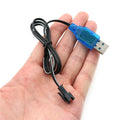 3.7V USB Charger Cable for RC Car & Helicopter – 0.5m