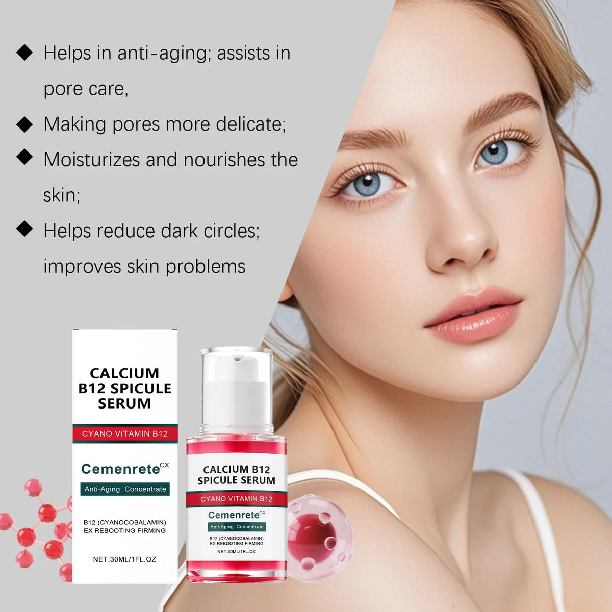 Hoygi Calcium Anti-Aging Set – Serum, Eye Patches & Balm