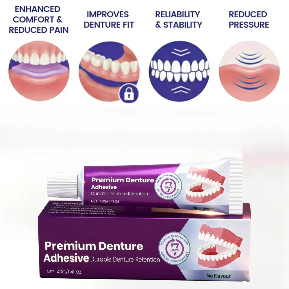Denture Adhesive Cushion & Silicone Reline Kit – Stable Hold