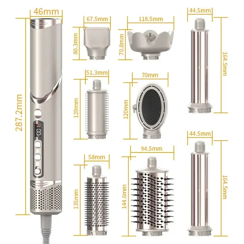 YOOSilk 8-in-1 Hair Dryer Airwrap | 110,000 RPM Styling Set