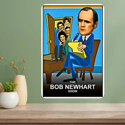 Bob Newhart Show Classic TV Metal Poster Sign | Retro Wall Art