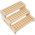90-Slot Wooden Lipstick Holder | 3-Tier Display Organizer Rack