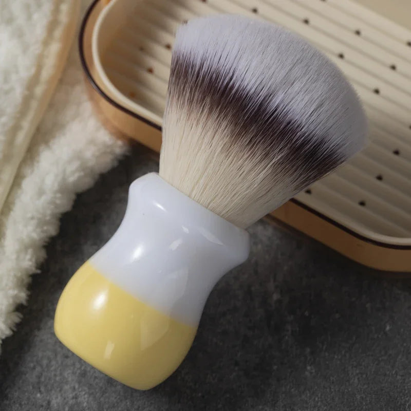 2026 YAQI Naicha Milk Tea Synthetic Hair Wet Shaving Brush Handle