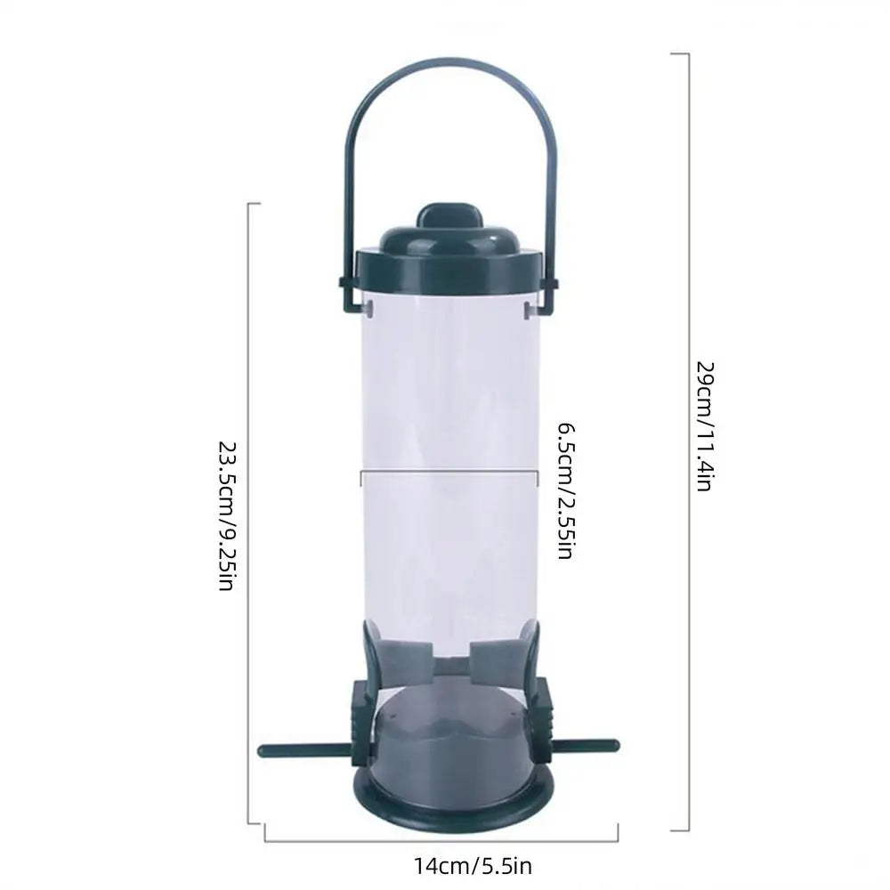 Outdoor Hummingbird & Wild Bird Feeder Tube | Balcony Garden