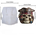 Pirate Skull Silicone Mold – DIY Candle Resin & Plaster