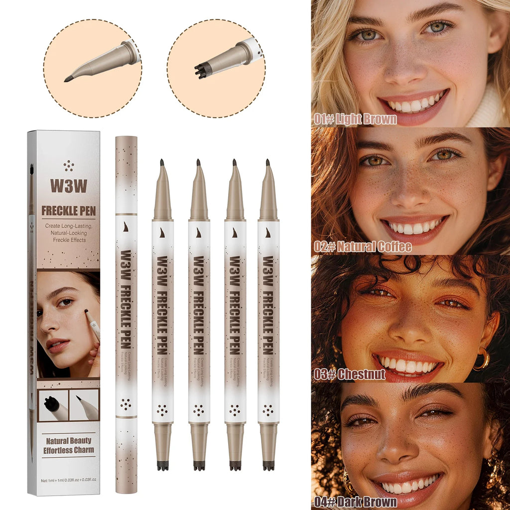 W3W Natural Freckle Stamp Pen – Waterproof & Long-Lasting