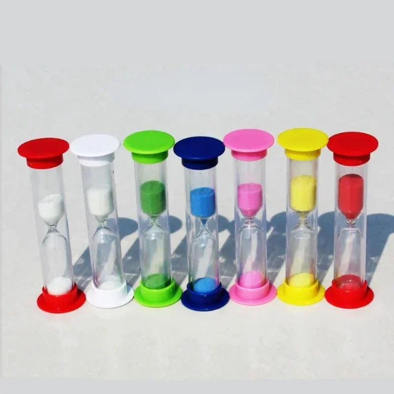 6-Piece Hourglass Sand Timer Set – Kids Desk Décor & Gift