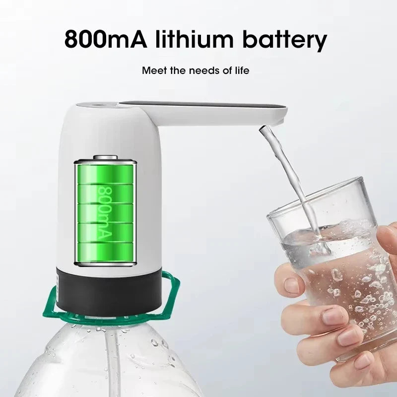 Automatic USB Water Bottle Pump – Mini Portable Dispenser