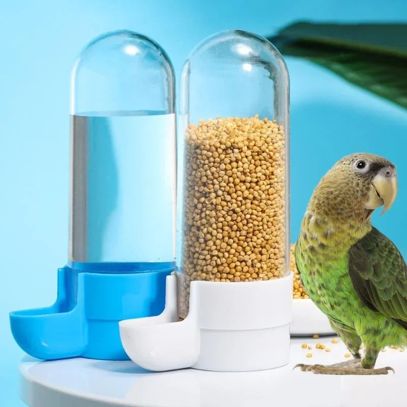 Hanging Bird Water Dispenser & Feeder for Parrots & Parakeets