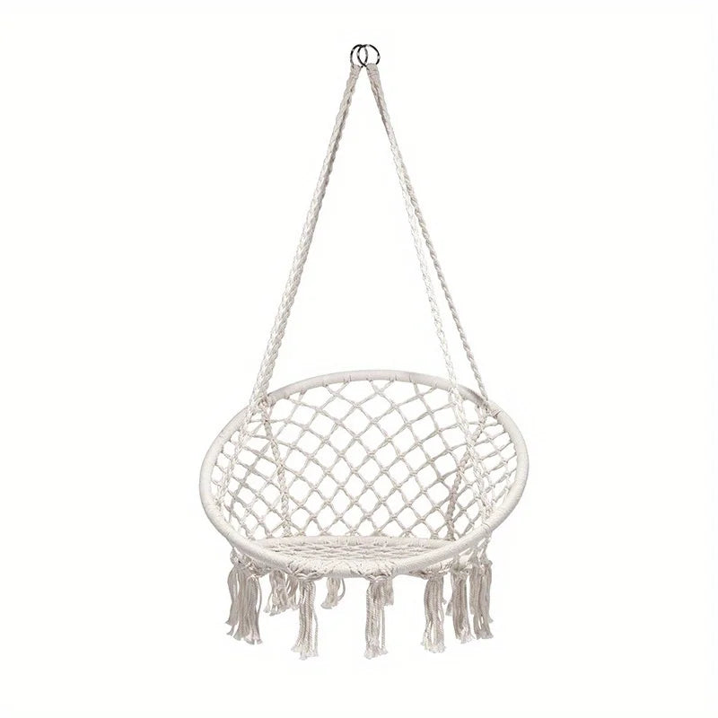 Rope Swing Hanging Chair – Polyester & Nylon | Bedroom & Patio