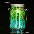 Seven-color Solar Ladybug Garden Lamp Carved Mason Cup Outdoor
