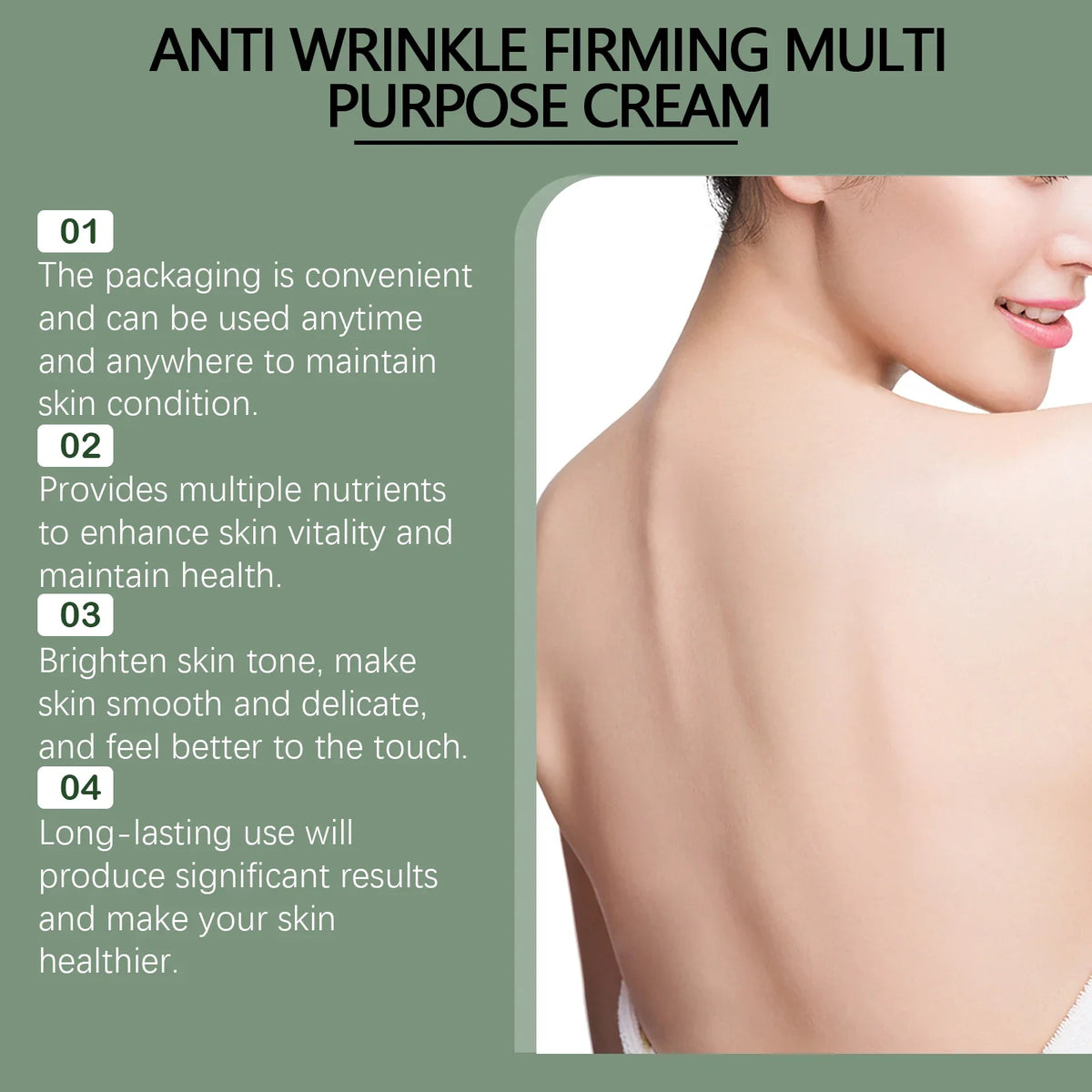 Face Firming Cream – Tightening, Hydrating & Smoothing Moisturizer