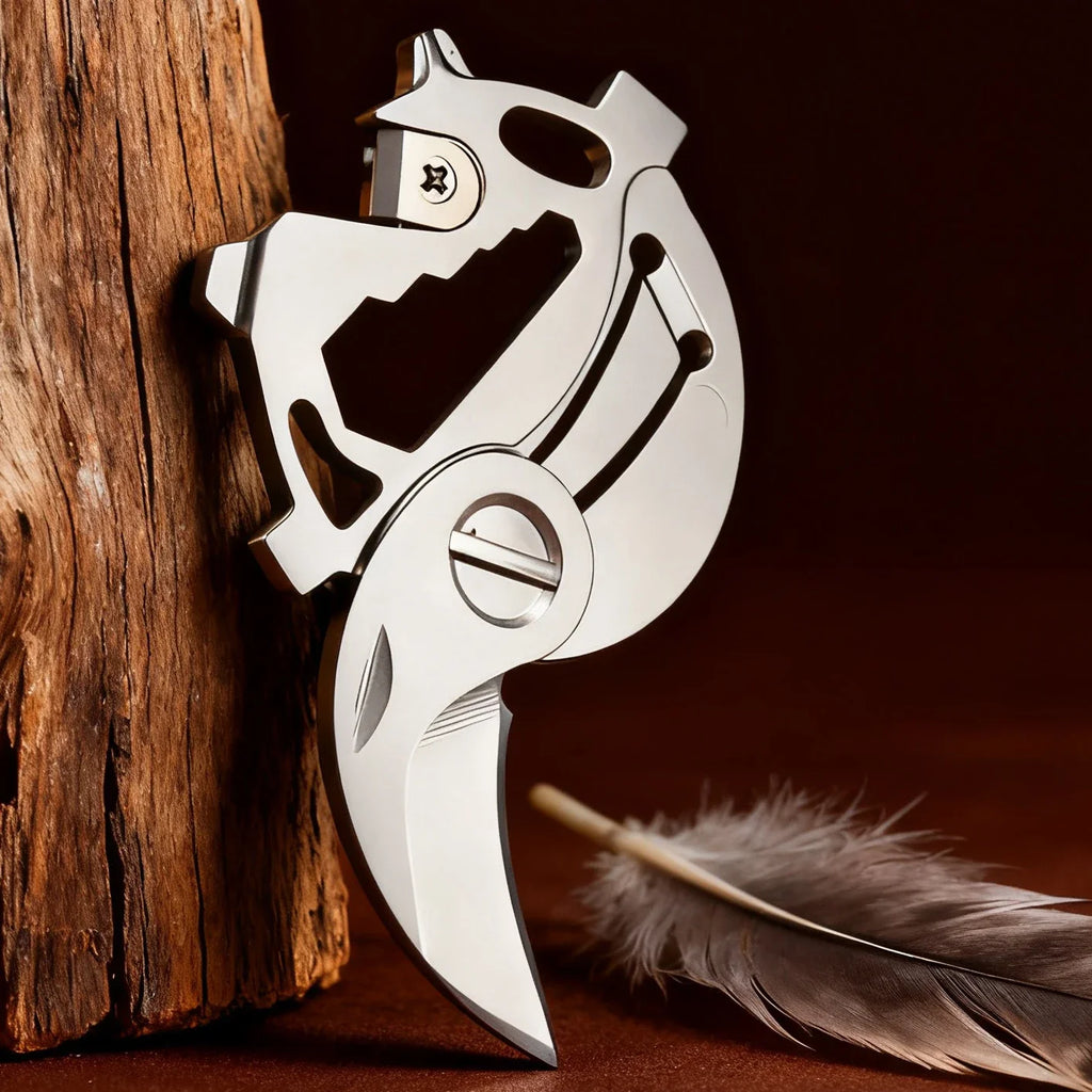 Mini Folding Pocket Knife – Keychain EDC Camping Tool