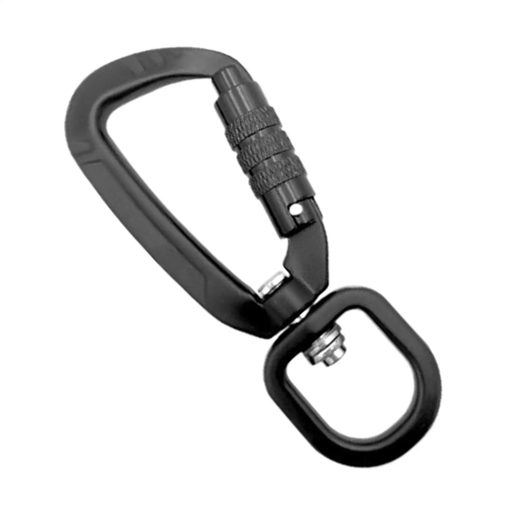 Aluminum Alloy Swivel Carabiner D-Ring Clip | Camping Hiking