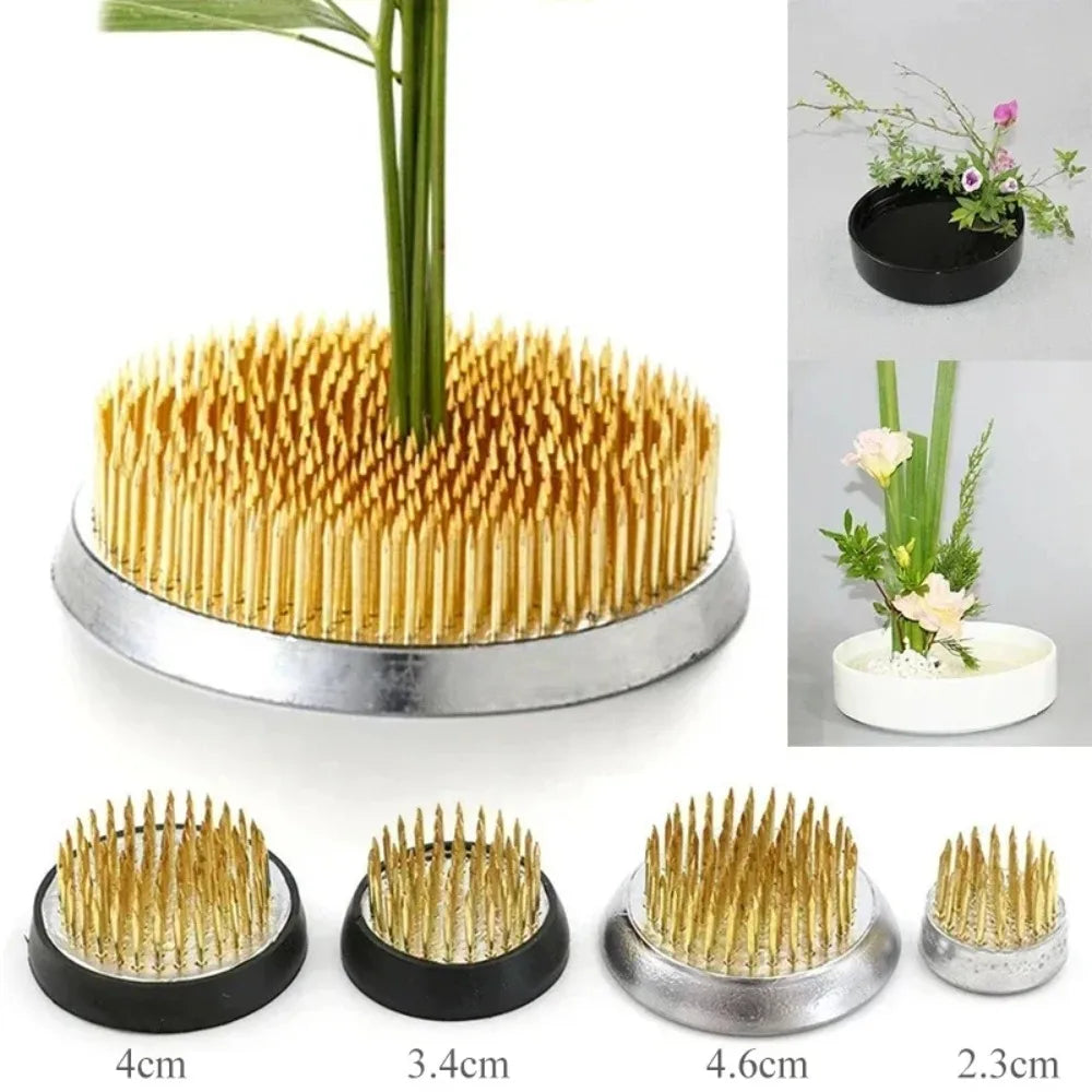 4 Sizes Ikebana Holder Pin Flowers Floral Decor Arrangement Insert