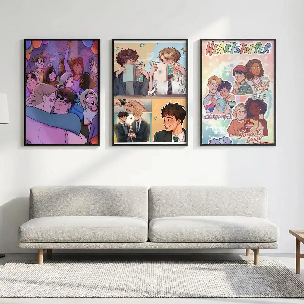 Heartstopper HD Art Poster – Waterproof Sticky Wall Decor