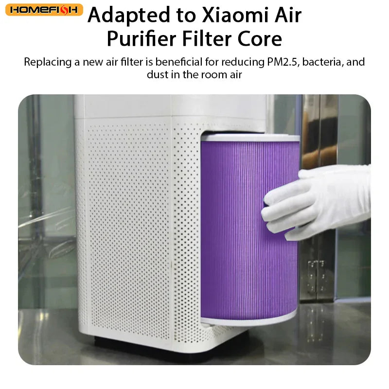 HOMEFISH Replacement Filter for Xiaomi Air Purifier Pro/2/3/2S/3H