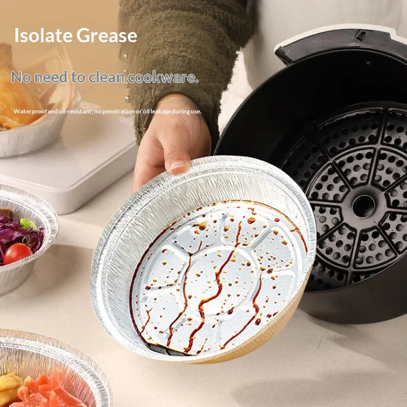 Air Fryer Disposable Paper Microwave Tin Steamer Mats Aluminum Foil