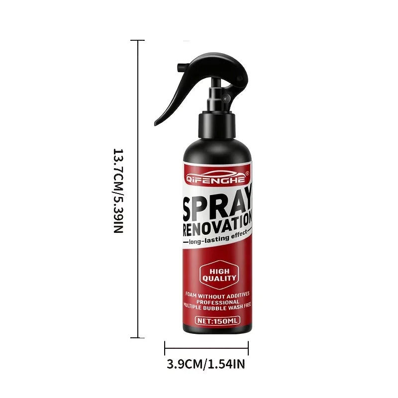 Wash-Free Foam Car Cleaner Spray – Interior & Exterior Restore