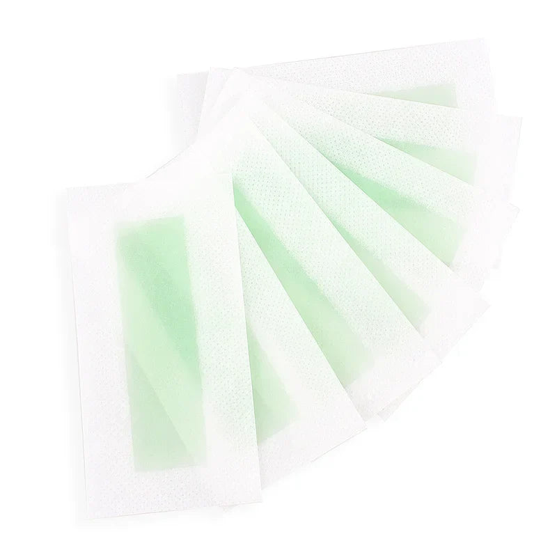 24-Pack Beeswax Wax Strips – Legs, Body & Face Hair Removal