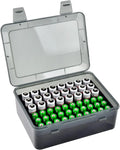 Battery Organizer Storage Case – Holds 54 AA & AAA Batteries