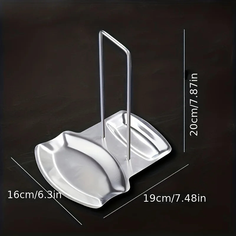 Stainless Steel Pot Lid Rack – No-Drill Countertop Organizer