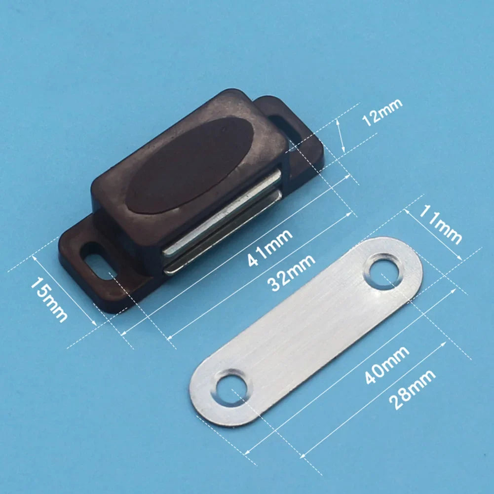 Magnetic Cabinet Catches ABS Plastic Magnet Door Closer Kitchen
