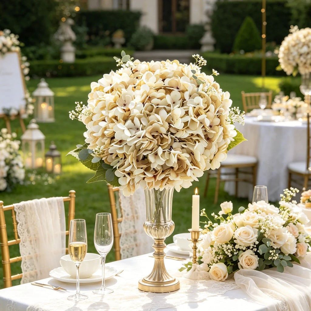 Artificial Silk Hydrangea Flowers | Indoor & Outdoor Decor