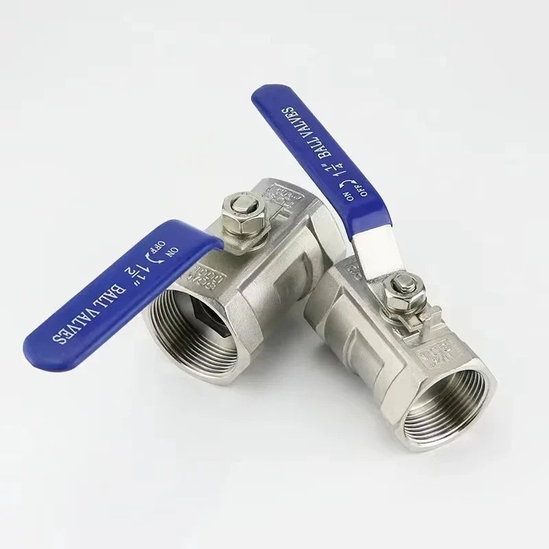 Stainless Steel BSP Ball Valve with Vinyl Handle | 1/4"–1-1/2"