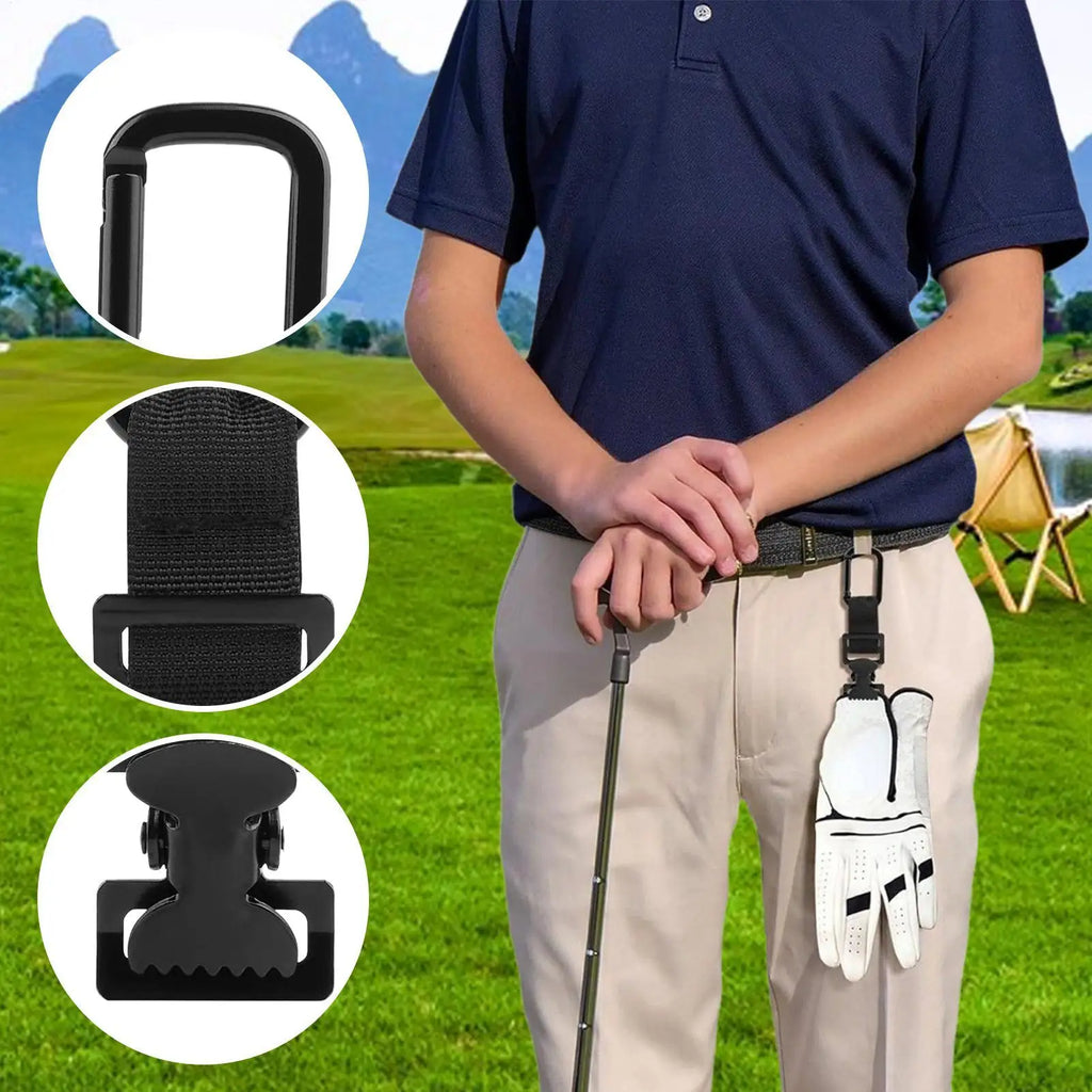 Work Glove Belt Clip Holder – Nylon Clamp for Gloves & Towels