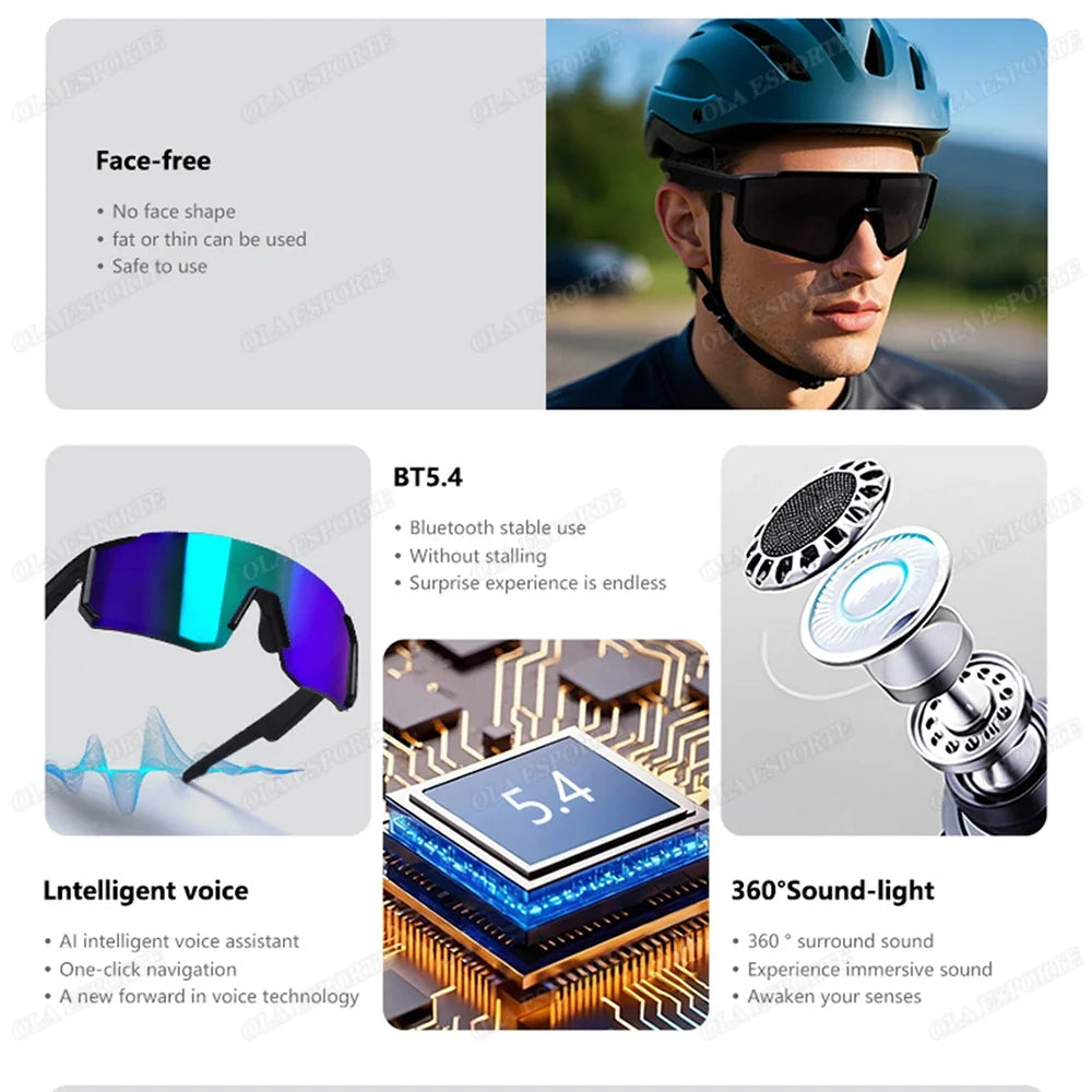 Bluetooth Smart Sunglasses UV400 | Wireless Audio & Calling
