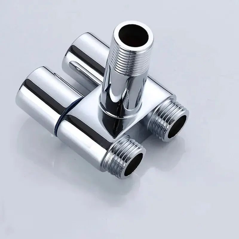 Wall Mount Toilet Bidet Sprayer Set | Zinc Alloy 1-In 2-Out