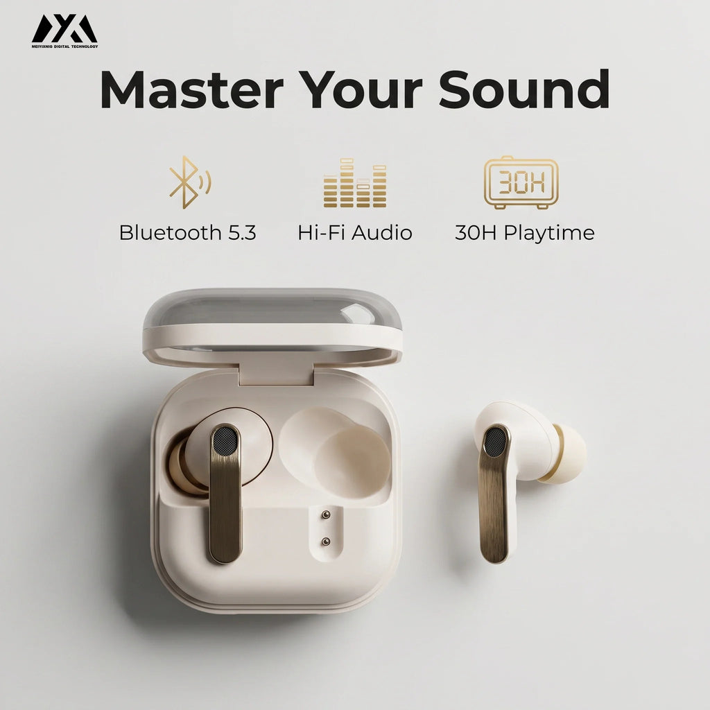 N80 Bluetooth 5.3 TWS Earbuds with Active Noise Cancellation