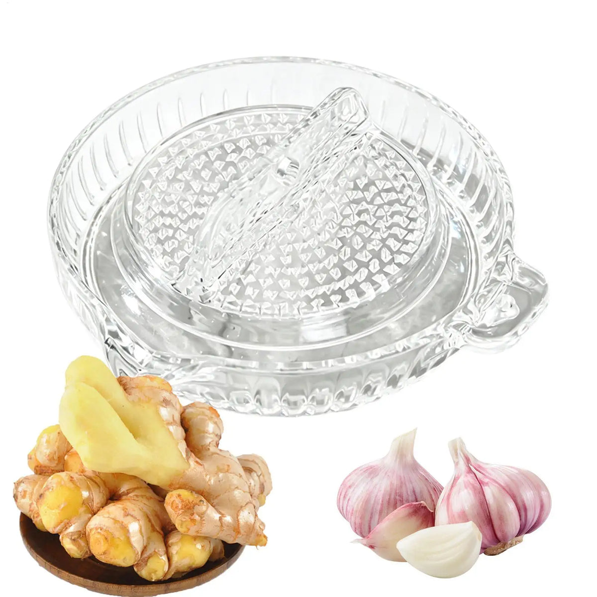 Manual Rotating Garlic Grater | Multi-Purpose Kitchen Tool