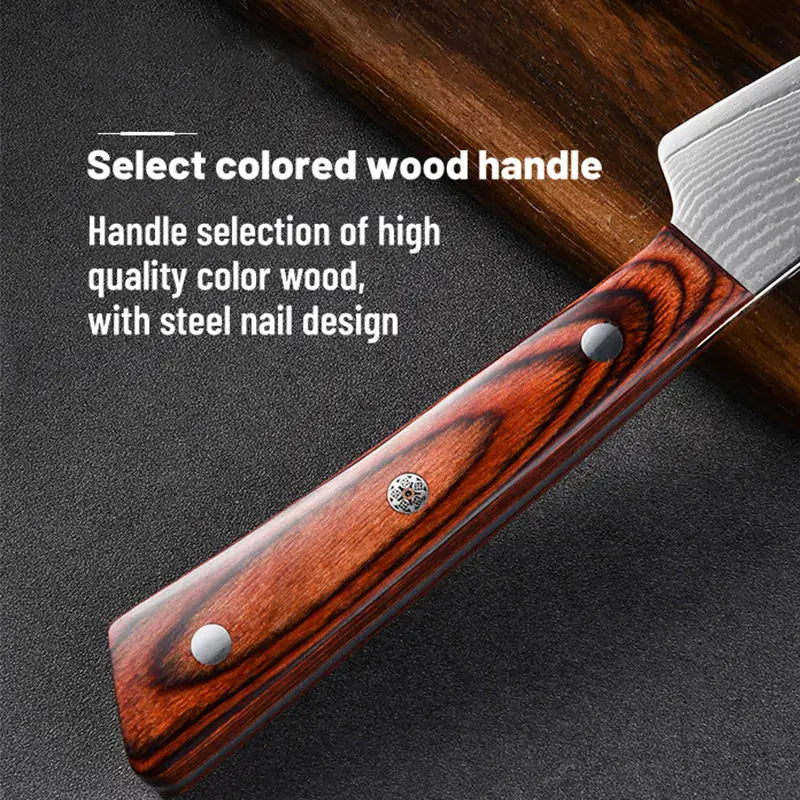 5.5" Damascus Steel Japanese Chef's Knife | Boning Knife