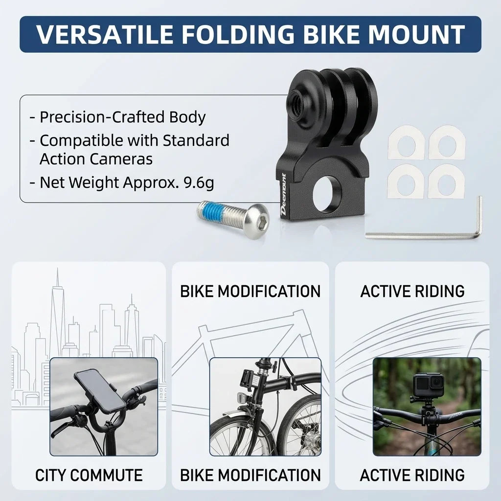 Brompton Folding Bike Seatpost Mount for GoPro & Garmin