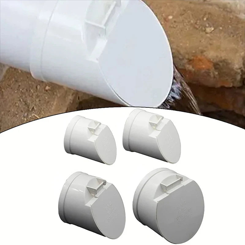 PVC Floor Drain Valve 50–160mm | Anti-Odor & Anti-Rat Cover