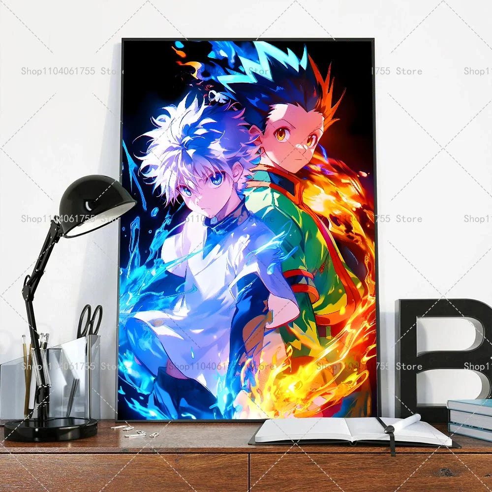 Hunter x Hunter Anime Poster – Self-Adhesive Waterproof Wall Art