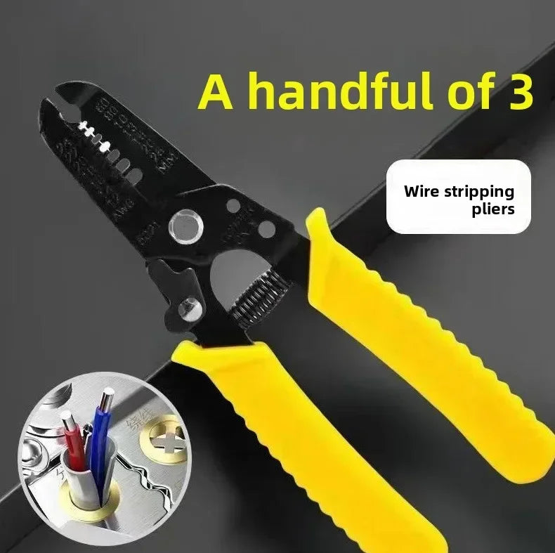 Professional Electrician Pliers – Wire Stripper & Crimping Tool